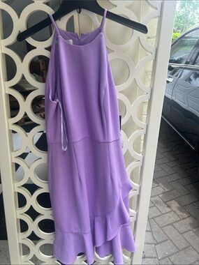 Donna Morgan Lavender Midi Dress